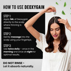 Topical Hair Treatment by Deoxygain - Advanced Hair Growth Formula with 2DDR to Stimulate Follicles, Block DHT & Support Hair Regrowth - 2oz Bottle
