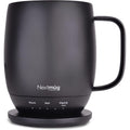 Nextmug - Temperature-Controlled, Self-Heating Coffee Mug (Black - 14 oz.)