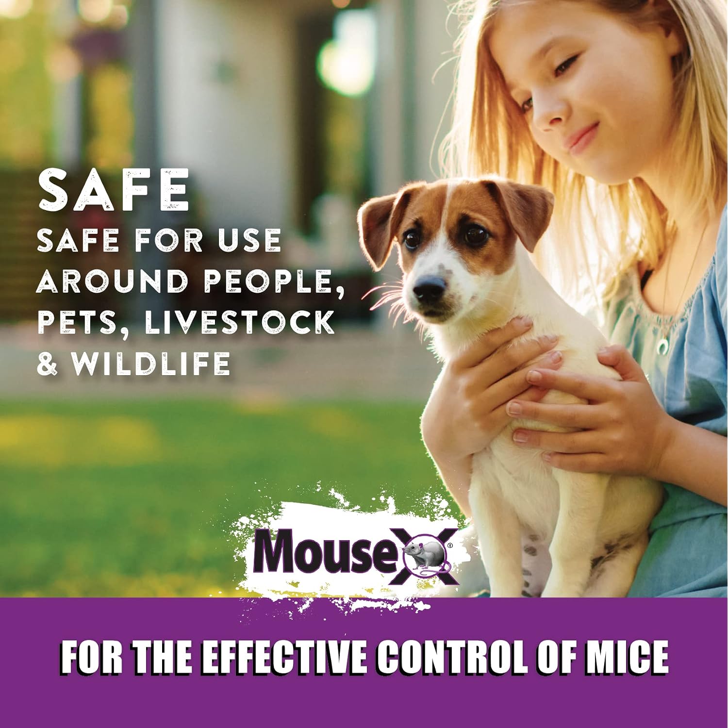 Mousex Rodent Control Bait Pellet Throw Packs For Rats & Mice – Poison Free, Pet Safe | Indoor & Outdoor Use Pellets |6 Throw Packs