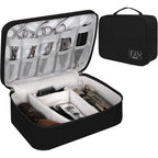 Barber Tools Bag Barber Case Hair Tools Travel Bag Clipper Guard Holder For Clippers And Supplies Hair Cutting Scissors Storage Bag Portable Clipper Storage Holder Organizer For Hair Cutting (Black)