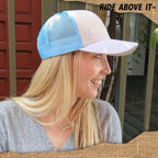 Grace Folly Beach Trucker Hats for Women- Snapback Baseball Cap for Summer