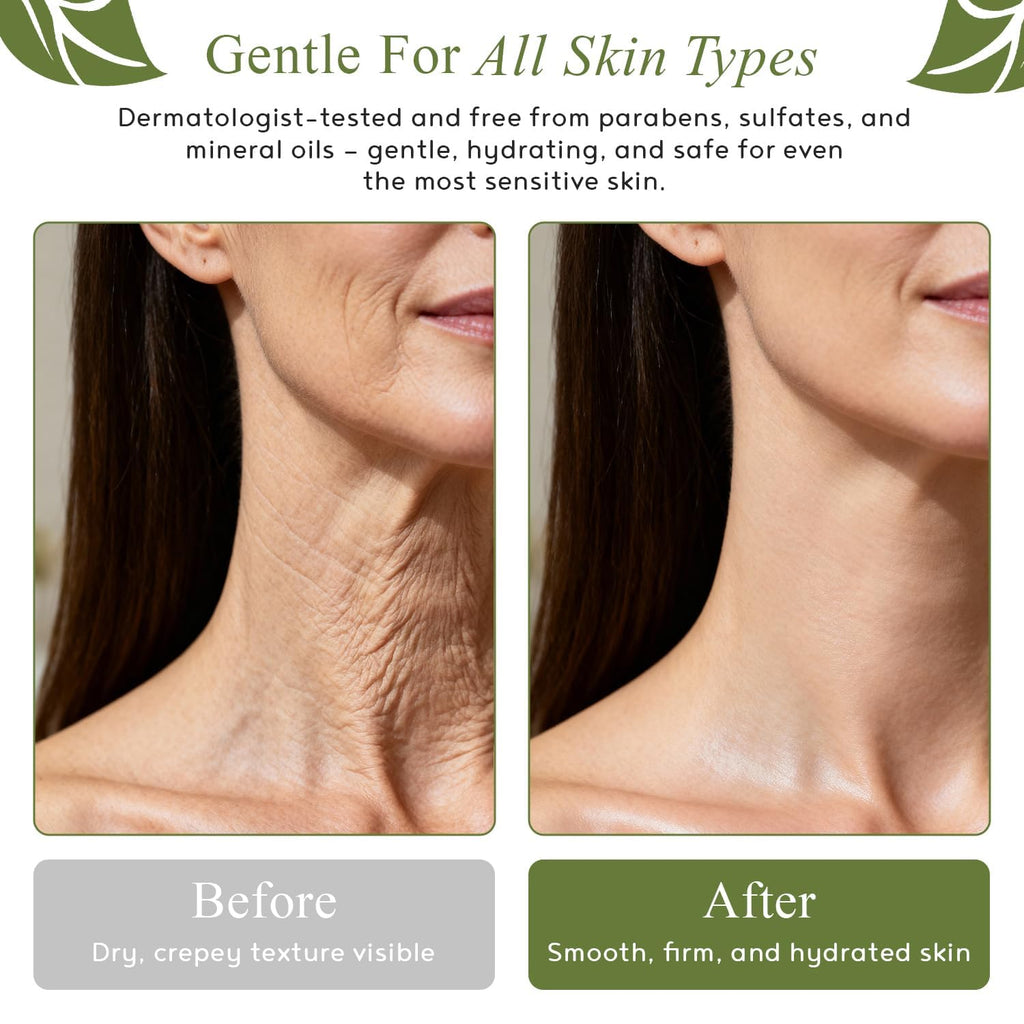 Crepe-Ease Body Moisturizer Anti Aging Retinol Cream Firming, Smoothing & Hydrating Cream For Crepey Skin On Neck, Arms & Legs Crepe Skin Repair, Advanced Crepe Fix, 4 Oz