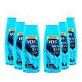 Alberto Vo5 Men 3 In 1 Fresh Ocean Surge - Shampoo Conditioner And Body Wash - With 5 Oils And 5 Vitamins - Energizing Scent - 15 Oz - Pack Of 6
