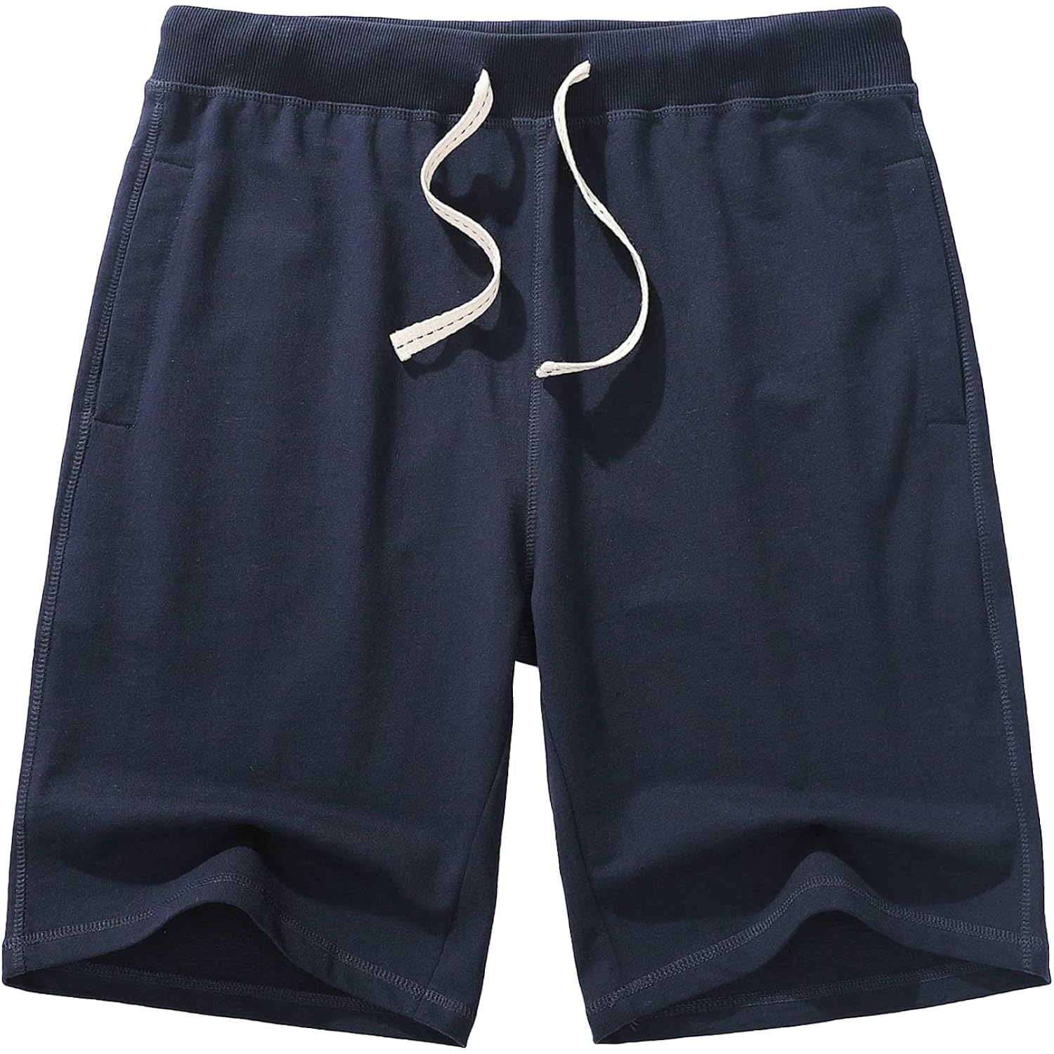 Amy Coulee Men'S Casual Classic Shorts Athletic Cotton Sweat Shorts With Drawstring
