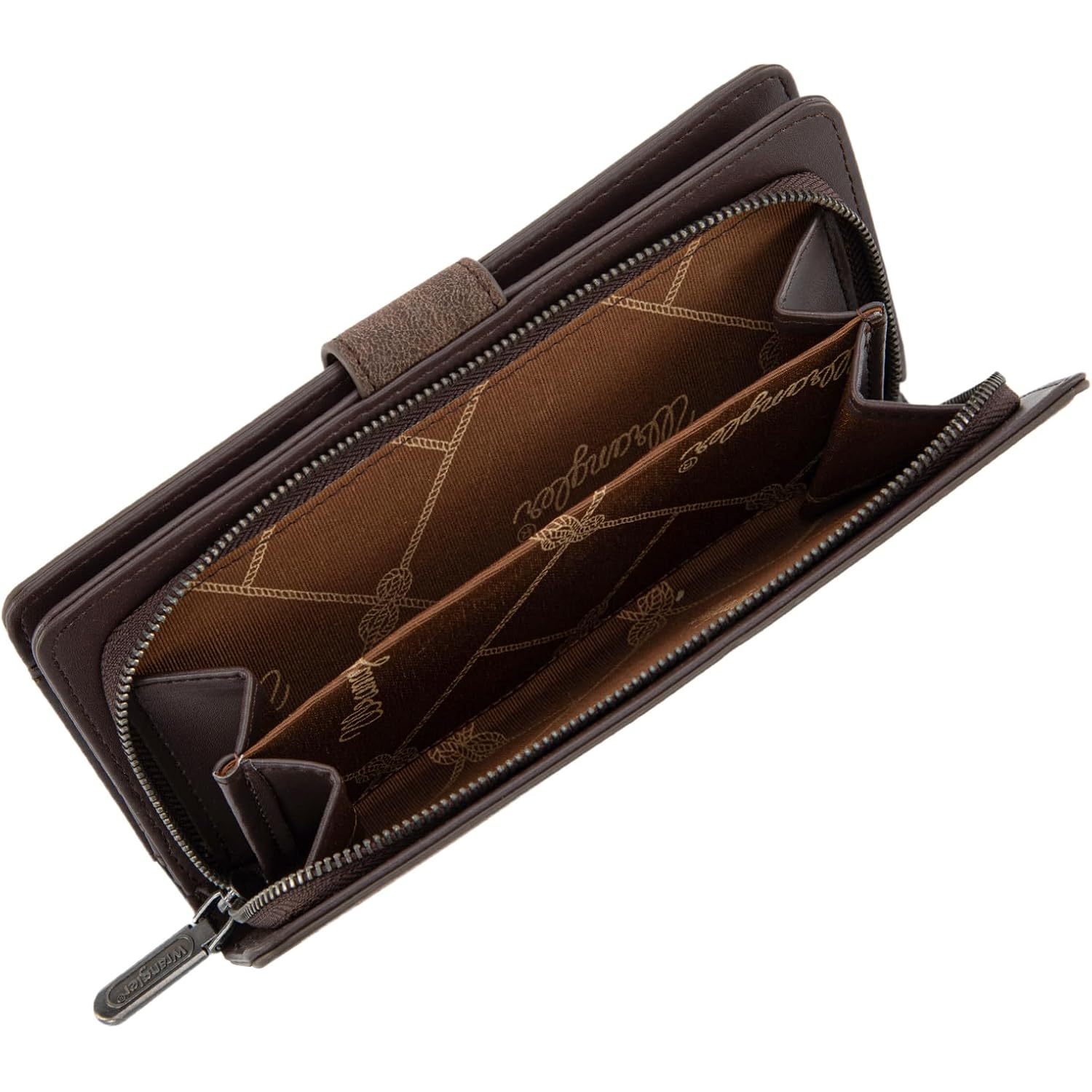 Montana West X Wrangler Large Womens Wallet Western Tooling Flower Wallets, Card Cases & Money Organizers Bifold Card Cash Phone Wallet Ladies Female Travel Clutch Wallets With Rfid Lining