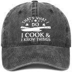 Funny Cooking Hat - Adjustable Cotton Baseball Cap For Woman - Ideal Womans Gifts For Birthday, Mother'S Day