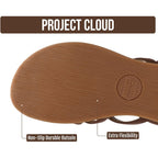 Project Cloud Wedge Sandals For Women 2026 - Comfortable Soft & Plush Insole Strappy Womens Sandals With Lightweight And Non-Slip Durable Outsole