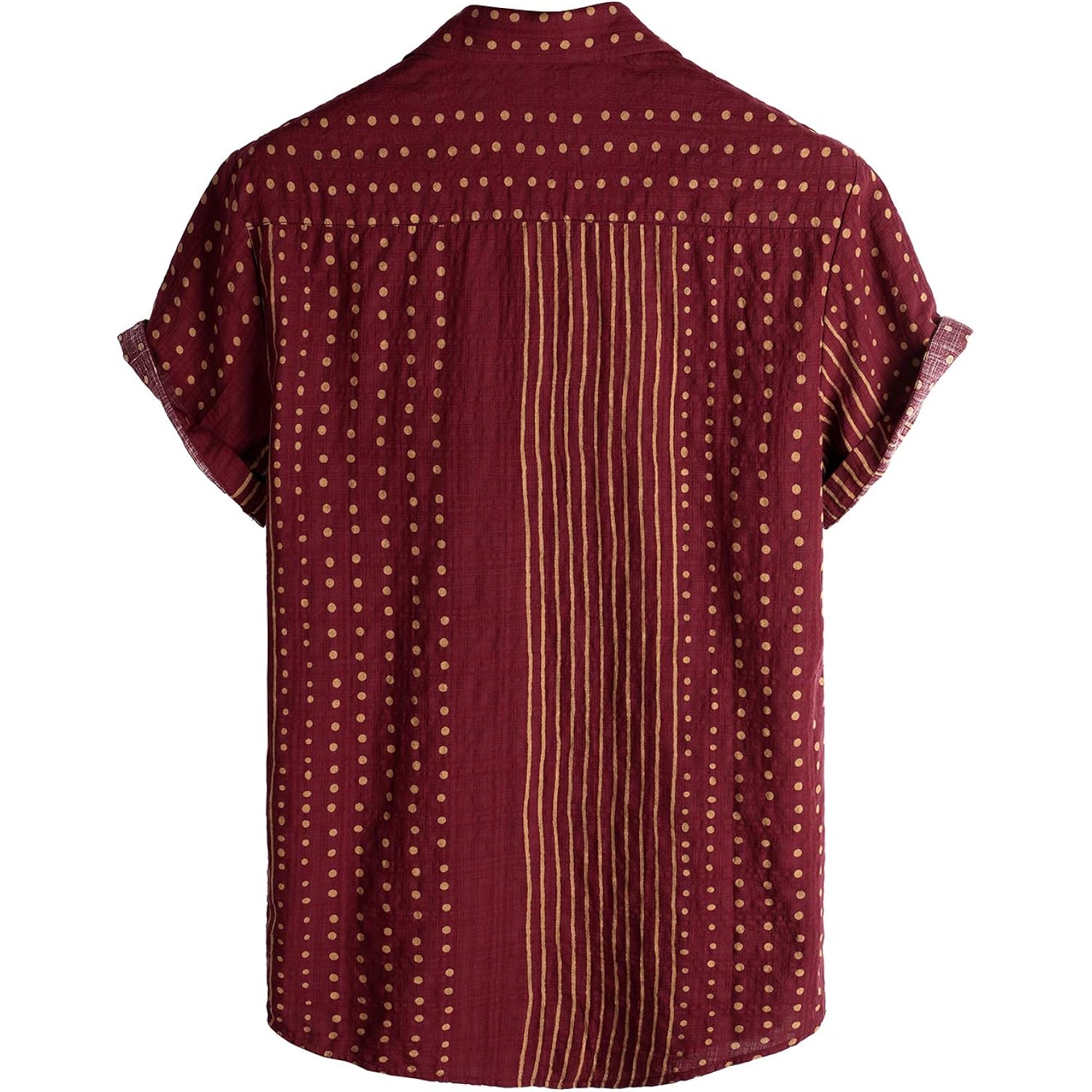 Vatpave Mens Casual Short Sleeve Button Down Shirts Regular Fit Hawaiian Summer Shirt
