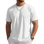 Magcomsen Mens T-Shirts Short Sleeve Upf 80+ Sun Protection Lightweight Moisture Wicking Casual Crew Neck Basic Tees