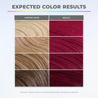 XMONDO Hair Color Berry Hair Healing Semi Permanent Color | Vegan Formula with Hyaluronic Acid to Retain Moisture, Vegetable Proteins to Revitalize Hair, and Bond Boosting Technology, 8 Fl Oz 1-Pack
