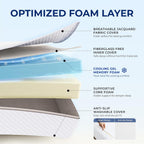 6 Inch Twin Cooling Gel Memory Foam Mattress, Medium Feel Comfort & Support With Pressure Relief, Breathable Memory Foam, Certipur-Us Certified, Mattress In A Box (Twin, 6 In)