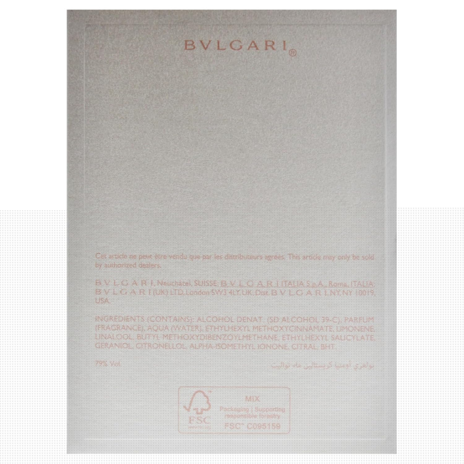 Bvlgari Omnia Crystalline by Bvlgari for Women - 3.4 oz EDT Spray