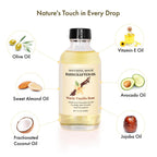 Warm Vanilla Bean Body Oil - Moisturizing Body Oil For Soft, Glowing Skin With Almond & Jojoba Oil (4 Fl Oz)