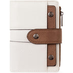 CLUCI Wallet for Women Leather Slim Womens Wallet Bifold Multi Card Holder Organizer Designer with Removable ID Window