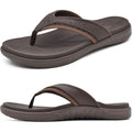 Kuailu Mens Sport Flip Flops Comfort Orthotic Thong Sandals With Plantar Fasciitis Arch Support Outdoor Summer Beach Size 7~15