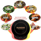 Nuwave Gold Precision Induction Cooktop, Portable, Powerful With Large 8” Heating Coil,100°F To 575°F, 3 Wattage Settings, 12” Heat-Resistant Cooking Surface