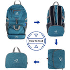 Waterfly Small Lightweight Packable Backpack: 20L Hiking Daypack Man Woman | 20L,Recycled Nylon Material,Multi-Compartment Storage,Water-Resistant,Everyday Carry,Ultra Light Foldable Travel Day Pack