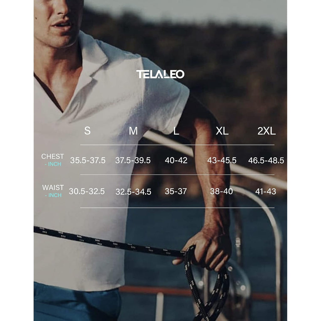 Telaleo 4/5 Pack Mens Polo Shirts Quick Dry Short Sleeve Golf T Shirt Performance Moisture Wicking Casual Workout