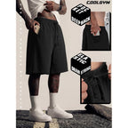 Mens Baggy Sweat Shorts Wide Leg Long Below Knee Oversized Gym Y2K Athletic Casual Loose Shorts Pocket Drawstring