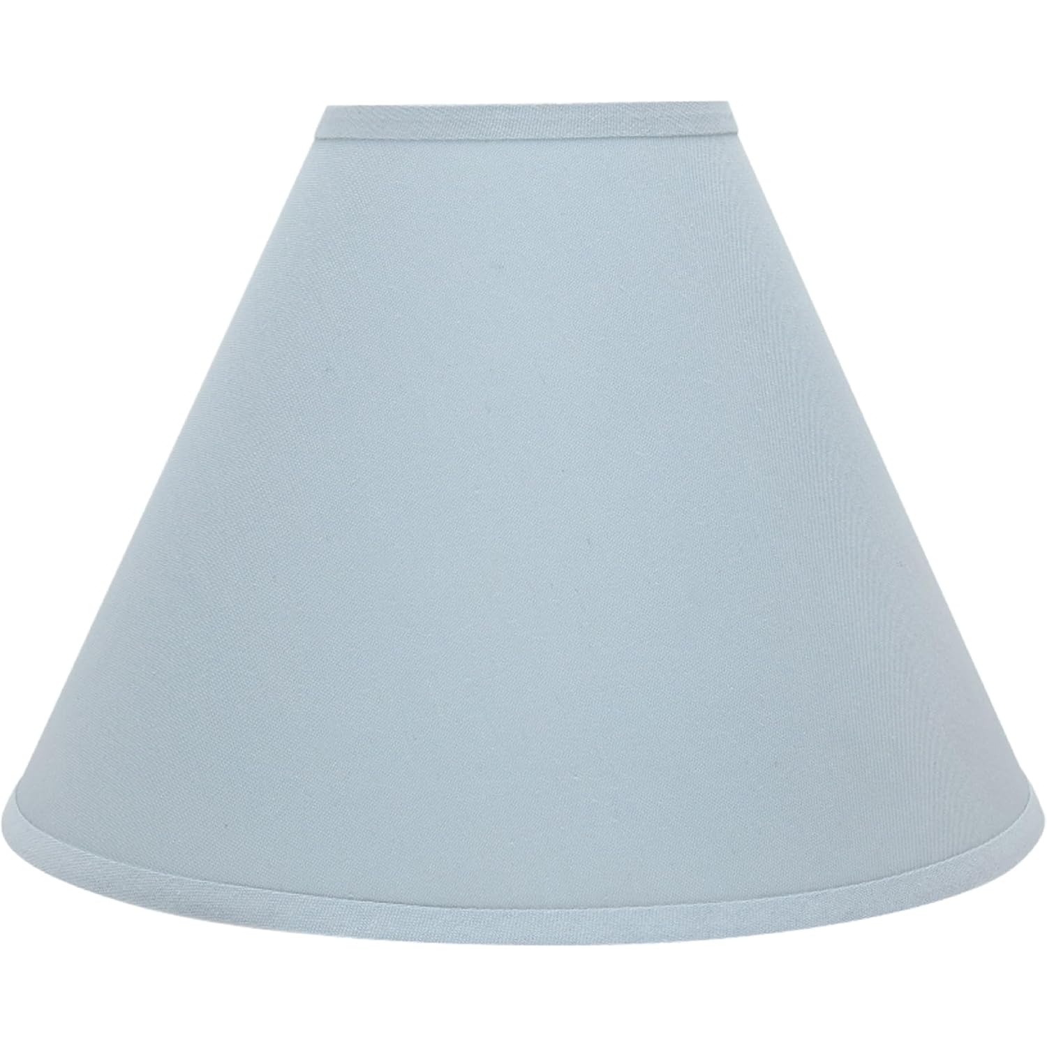 Aspen Creative 32267 Transitional Hardback Empire Shaped Spider Construction Lamp Shade In Light Blue, 16" Wide (6" X 16" X 12")