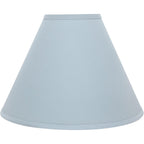 Aspen Creative 32267 Transitional Hardback Empire Shaped Spider Construction Lamp Shade In Light Blue, 16" Wide (6" X 16" X 12")