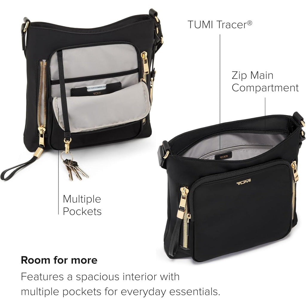 TUMI womens Tyler Crossbody | Nylon, Business, Travel Bag, Stain, Water-Resistant