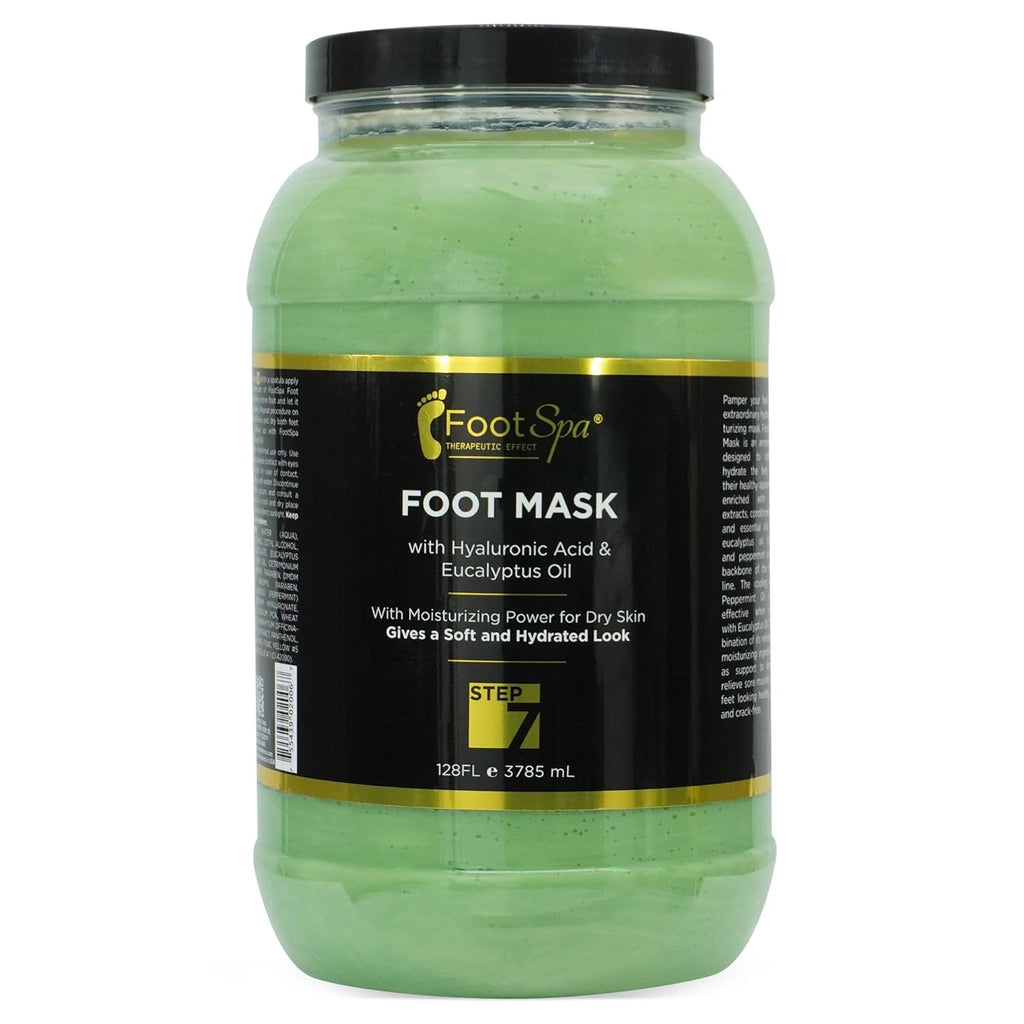 Professional Pedicure Treatment - Medical-Grade Dermal Recovery Mask with Luxury Actives at Industrial Scale, Repairs Skin Barrier for Instant Wow Softness, 128 Oz / 1 Gallon