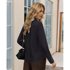 Siliteelon Womens Stretch Button Down Shirt Fitted Dress Shirt Collared Long Sleeve Wrinkle Free Business Casual Blouse Top