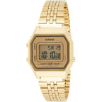 Casio Ladies Mid-Size Gold Tone Digital Retro Watch La-680Wga-9Df