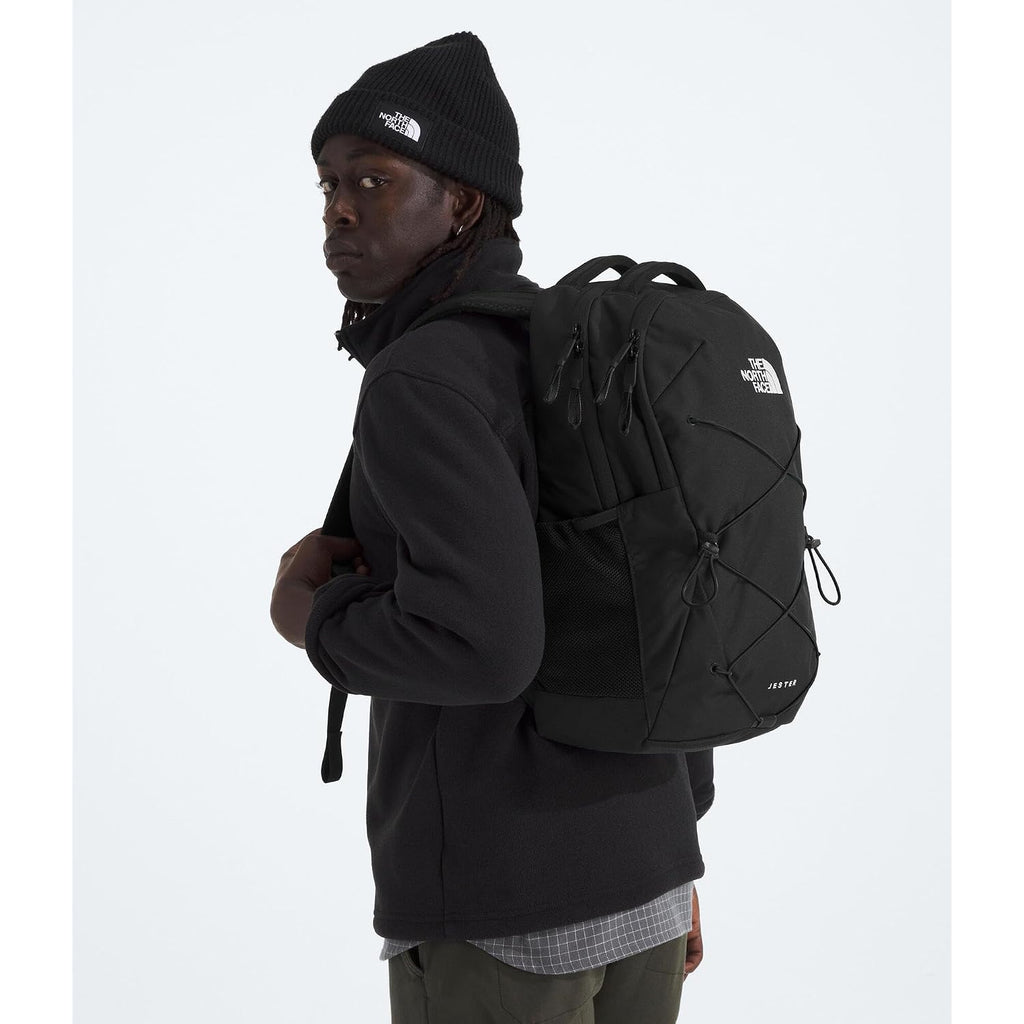 The North Face Jester Everyday Laptop Backpack - Commuter Daypack, Water Repellent, Laptop Sleeve, Tnf Black-Npf, One Size | 28L Recycled Polyester With Dwr Finish, Padded 16 In Sleeve, Chiropractor-Endorsed Flexvent Suspension, Bottle Pockets