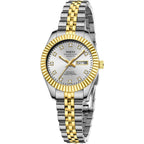 Nibosi Watches For Women Analog Quartz Stainless Steel Dial With Day Date Luminous Waterproof Dainty Classic Luxury Diamond Elegant Dress Women'S Watch For Small Wrists