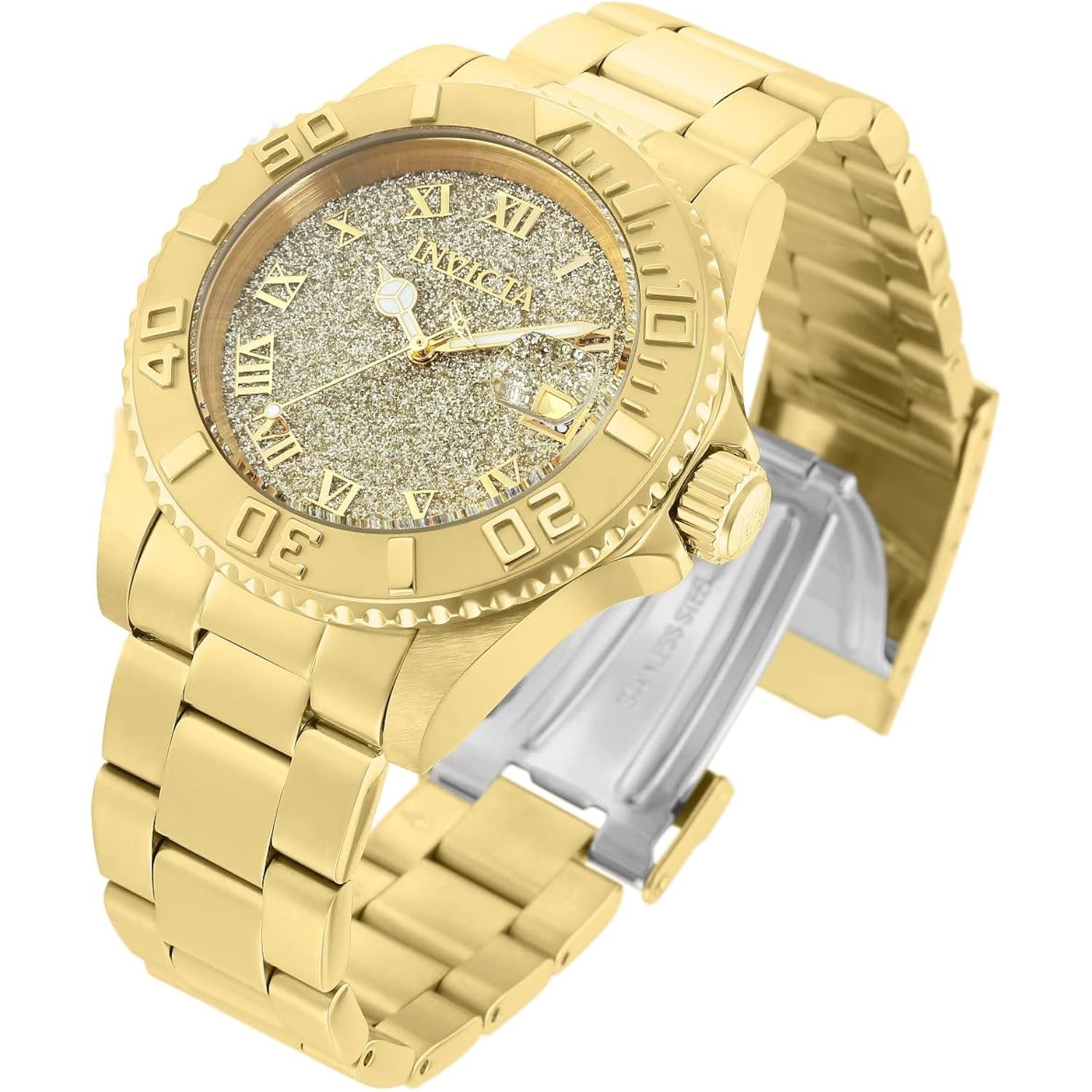 Invicta Women'S Angel Stainless Steel Swiss-Quartz Watch With Stainless-Steel Strap