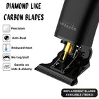 Supreme Trimmer T Shaper - Quiet Cordless Beard & Hair Trimmer For Men | 120 Min Runtime, Low Noise, Zero-Gap Dlc Blade | Ideal For Sensitive Skin, Kids & Elderly | St5206