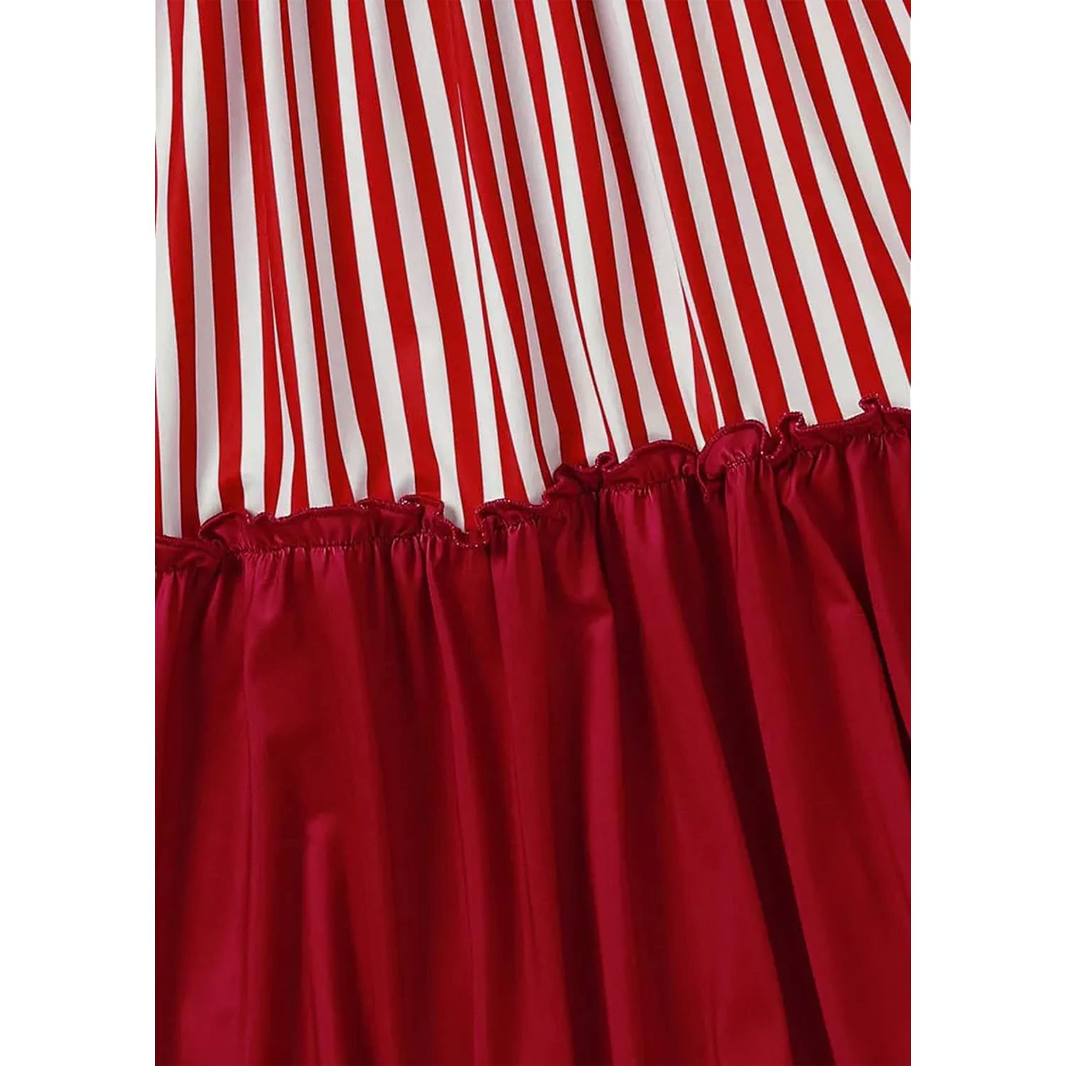 Chuntianran American Flag Star Vertical Striped Ruffled Mini Dress Women 4Th Of July Patriotic Dresses Casual Tank Dress