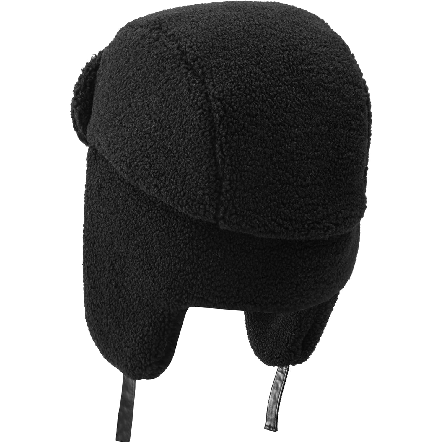 Faux Alpaca Wool Trooper Trapper Hat for Men Women, Winter Aviator Pilot Hat,Soft Fleece Warm Ear Flaps Windproof Outdoor