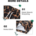 Aimpact Men'S Animal Graphic Print Shorts 5" With Pockets