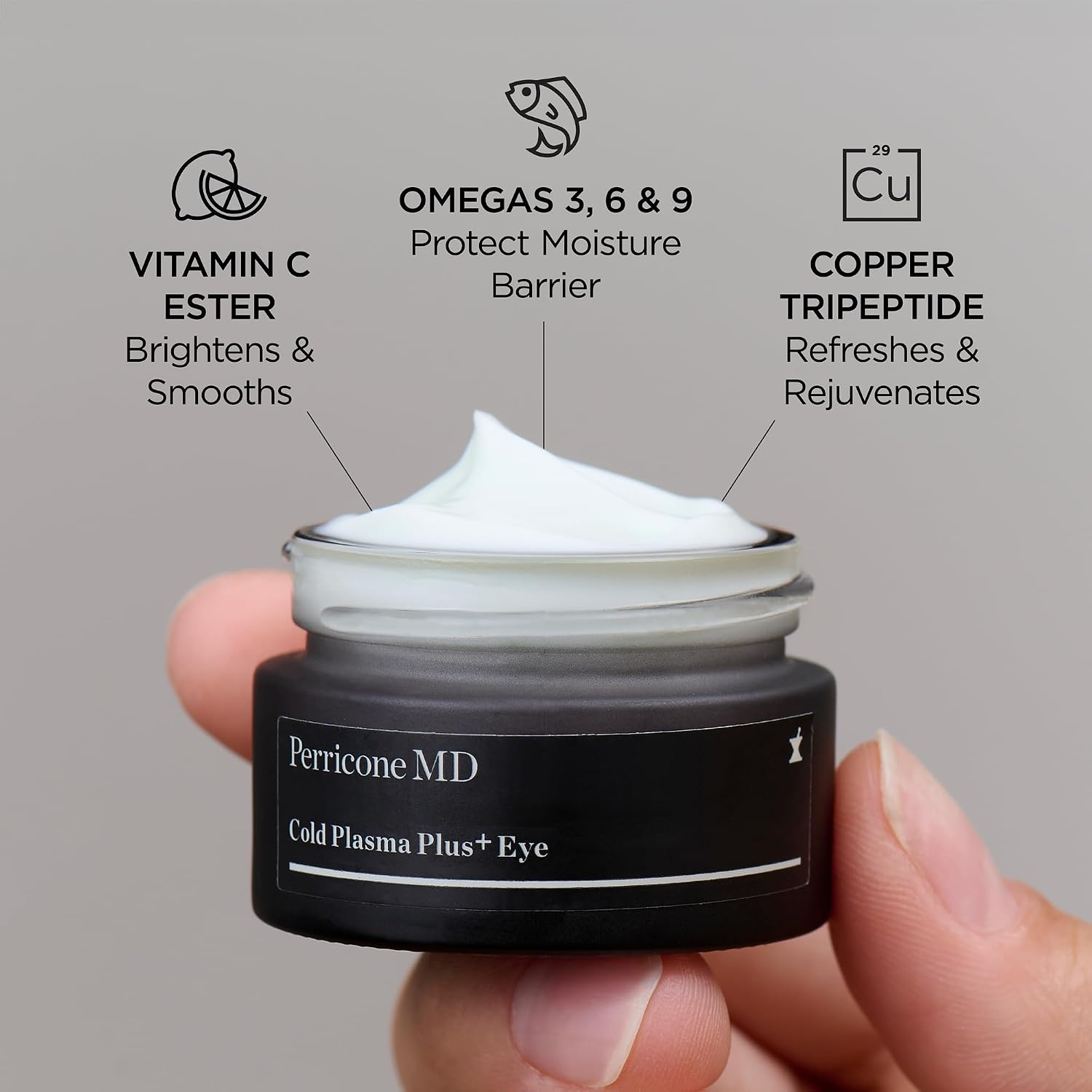 Perricone Md Cold Plasma Plus+ Advanced Eye Cream – Anti-Aging Eye Cream For Dark Circles, Puffiness & Wrinkles – Hydrating, Firming Eye Treatment With Peptides & Vitamin C – 0.5 Fl Oz