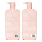 Monday Haircare Moisture Shampoo + Conditioner Bathroom Set (2 Count) 27 Oz Each For Dry, Coarse, Stressed, Frizzy Hair, Made With Coconut Oil, Rice Protein, Shea Butter And Vitamin E
