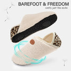 House Slippers For Women Men Indoor Barefoot Slippers Socks Furry Slip On House Shoes Cozy Comfy For Home Bedroom Travel Yoga