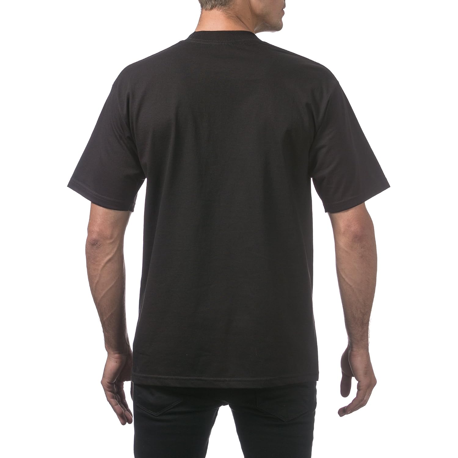 Pro Club Men'S Heavyweight Cotton Short Sleeve Crew Neck T-Shirt