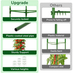 65 Inch 4 Pack Heavy Duty Tall Tomato Cages For Garden | Large Plant Support Stakes For Climbing Plants Heavy Vegetables, Adjustable Tomato Trellis For Outdoor Raised Garden Beds
