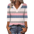 Zeagoo Women Long Sleeve Tops Dressy Casual V Neck Tshirts Basics Tee Spring Summer Trendy Clothes S-2Xl