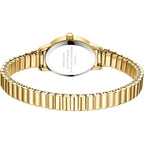 Gold Watch Waterproof Nurse Watch For Medical Professionals,Students,Women-Military Time Easy Read Dial,24 Hour With Second Hand,Stainless Steel Expansion Band