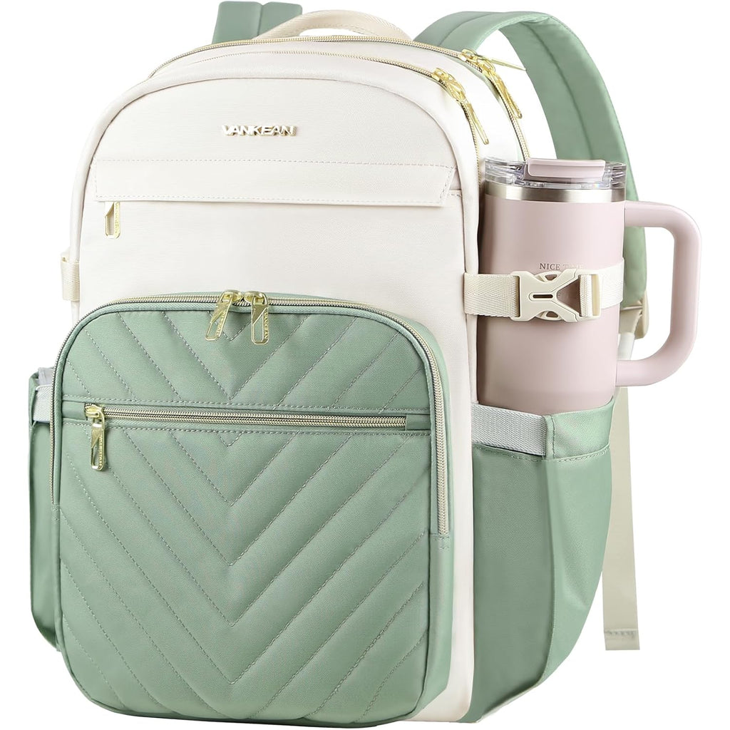 Vankean 15.6 Inch Laptop Backpack For Women Large Capacity Waterproof