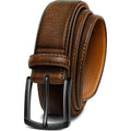 Men Belt-Genuine Leather Belt For Men Dress Casual Golf Jeans 1 3/8"