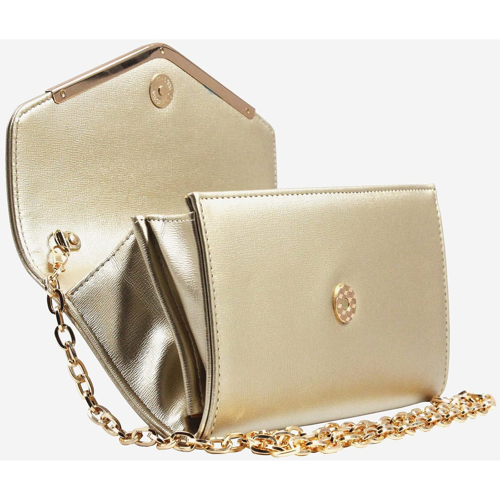 Clutch Purse Evening Bag For Women，Envelope Handbag With Detachable Chain | With Detachable Chain