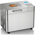 2LB Bread Maker Machine, OSIPOTO 17 in 1 Automatic Stainless Steel Bread Machine, Non-stick, Beginner-Friendly Controls, 15 Hour Timer, Easy to Clean Low Noise, High Success Rate for Homemade Bread