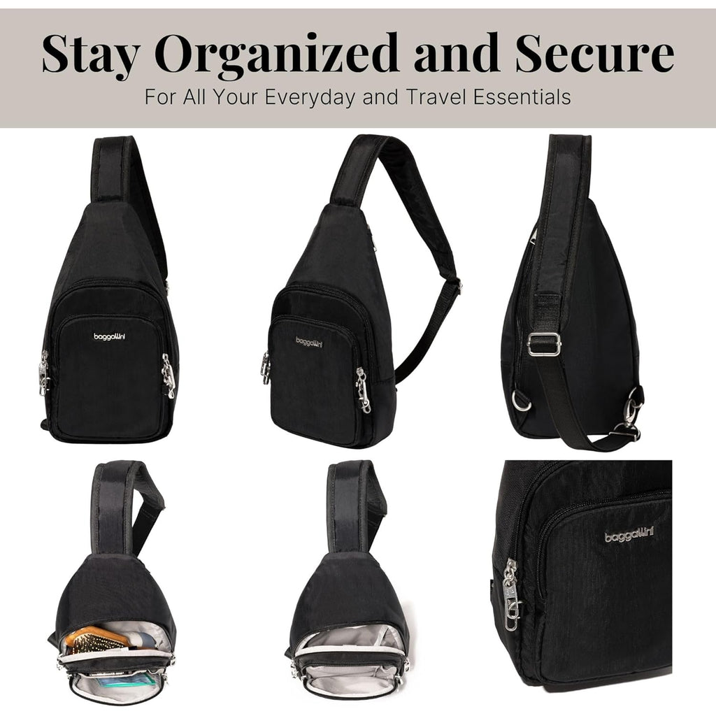 Baggallini Securtex Anti-Theft Daytripper Sling