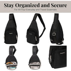 Baggallini Securtex Anti-Theft Daytripper Sling
