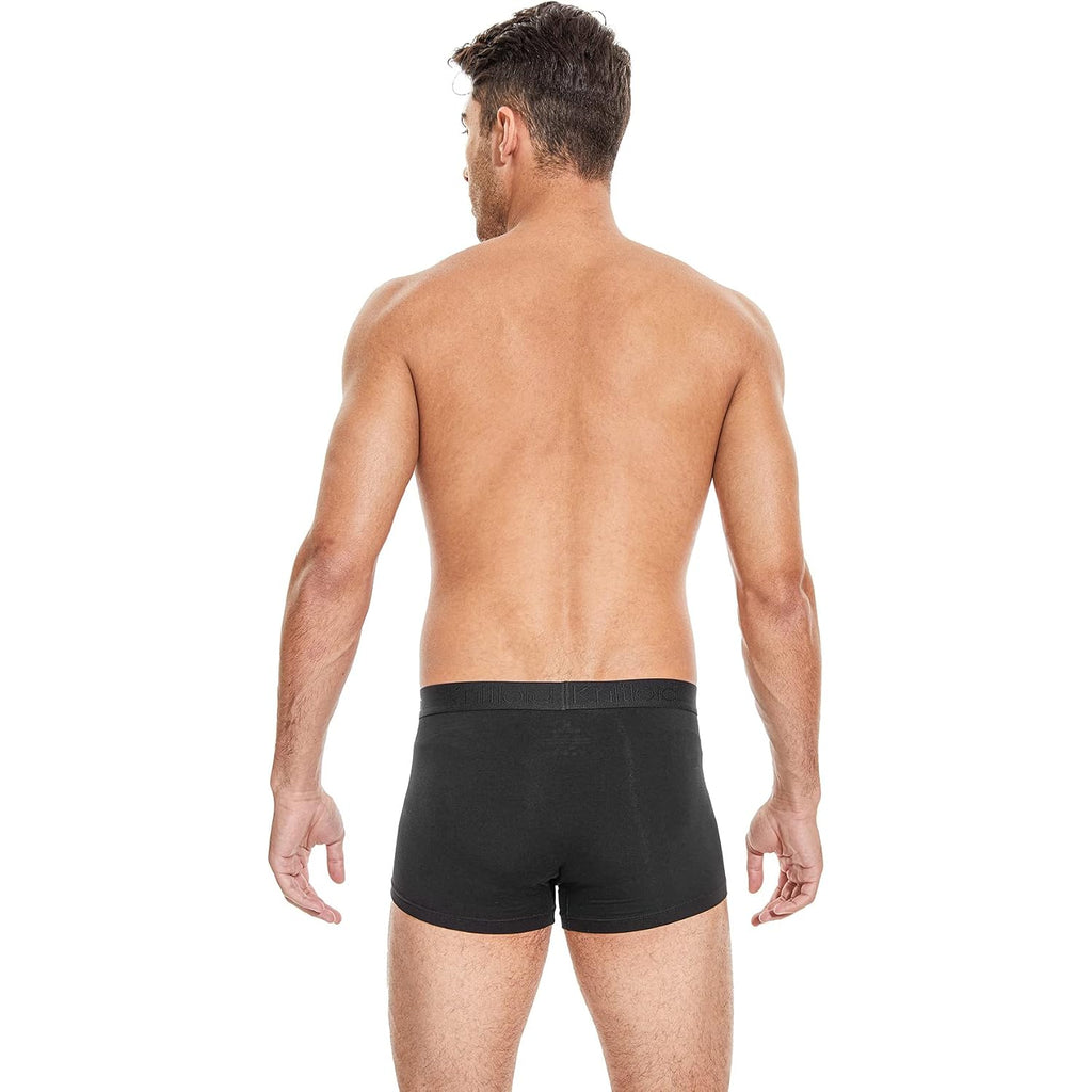 Men'S Breathable Underwear Bamboo Viscose Boxer Briefs Short Leg Trunks 3 Or 4 Pack